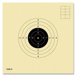 Cibles carabine 10 m&egrave;tres num&eacute;rot&eacute;es UFOLEP GEF par 200