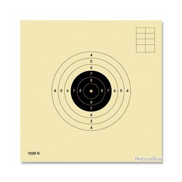 Cibles carabine 10 m�tres num�rot�es UFOLEP GEF par 200