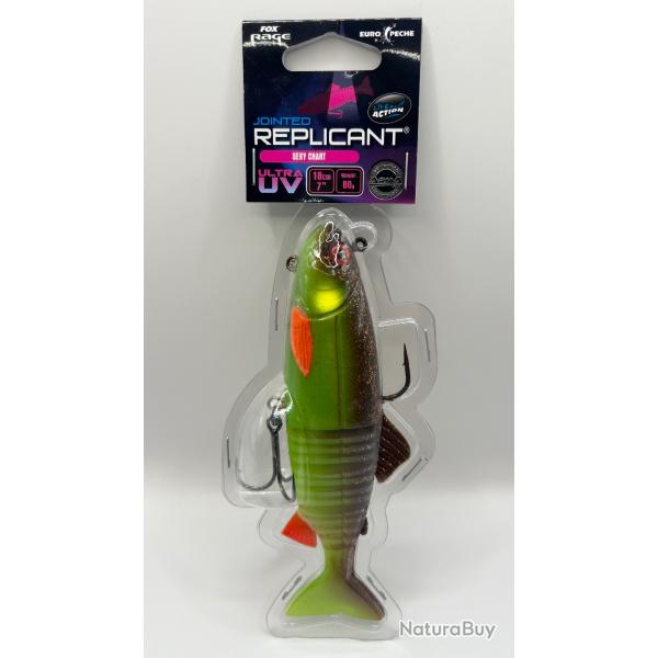 Leurre Fox Rage Replicant Jointed Ultra UV 18cm 80g Sexy Chart