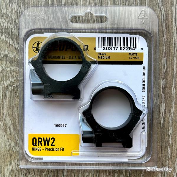 Leupold Colliers QRW2 34mm Medium - R�f.: 177273