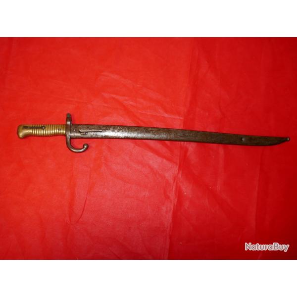 Sabre-Ba�onnette Chassepot M-1866 de prise par les PRUSSIENS