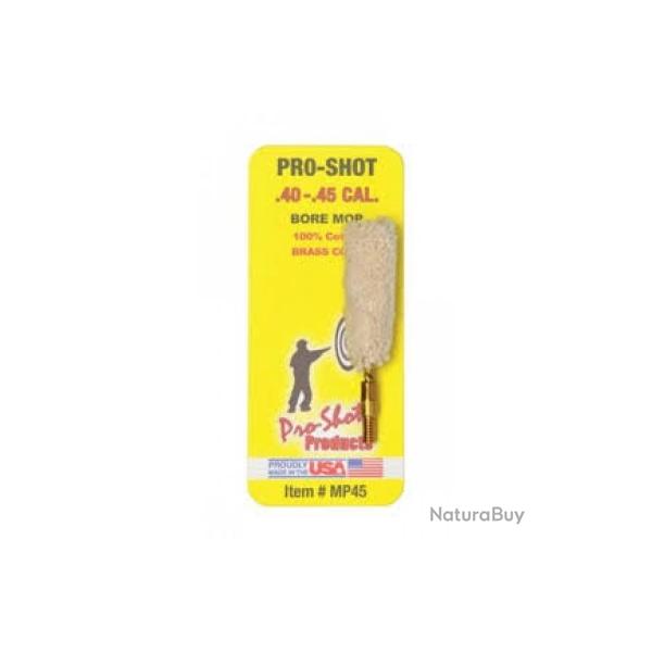 1 Ecouvillon Proshot  Cotton Pour Calibre .40-.45
