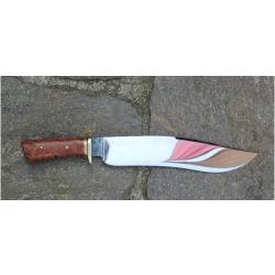 Kukri machette forgée en France lame de 1 cm d'épaisseur