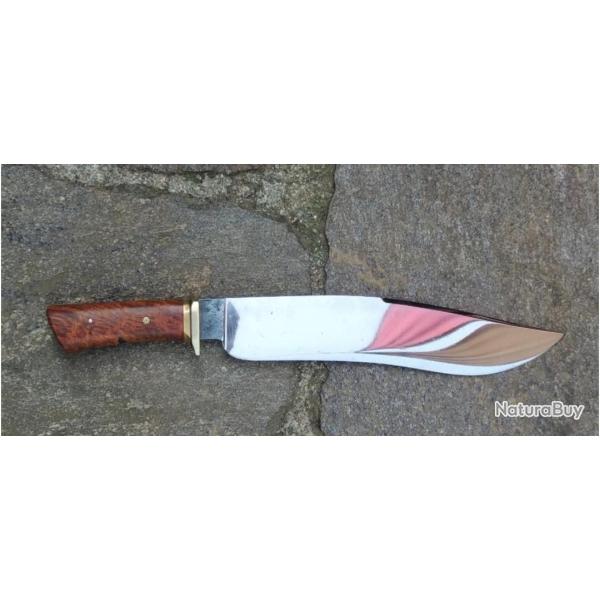 Kukri machette forge en France lame de 1 cm d'paisseur