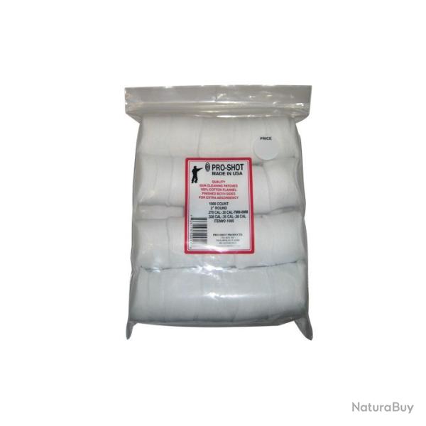 Patch de Nettoyage Pro-Shot pour calibre .270 a cal. 38