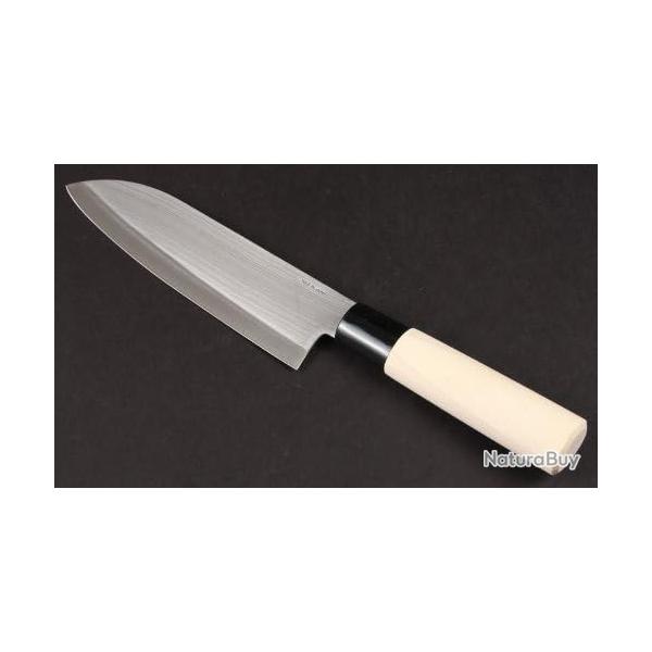 Sekiryu couteau � multiusages traditionnel japonais - SANTOKU MADE IN JAPAN