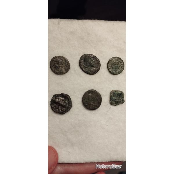Pi�ces de monnaie romaine collection vintage antiquit� lot