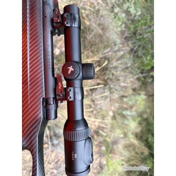 Lunette Swarovski Z8i 1-8 x24 avec montage fixe