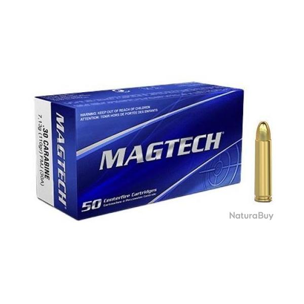CARTOUCHES MAGTECH 30 CARBINE 110gr FMJ