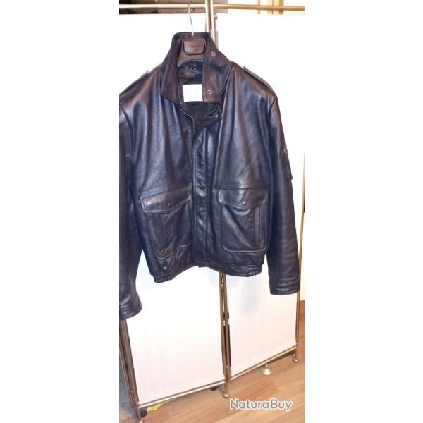 Blouson pilote homme T56 cuir