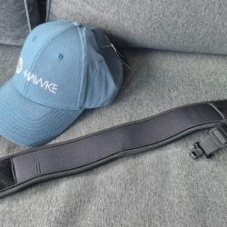 bretelle carabine noir + casquette