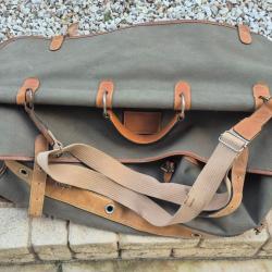 sac de chasse toile et cuir