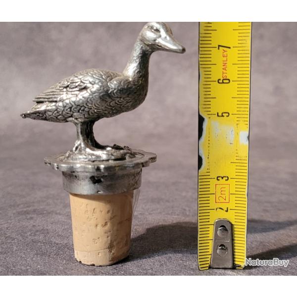 Id�e cadeau / bouchon de bouteille canard en �tain (1)