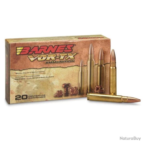 Boite de munition Barnes Vor-TX 375H&amp;H 300 GR TX FB x20