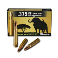 Boite de munition Blaser Magnum  375H&H Barnes TSX 270g 17.5g x20