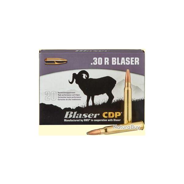 Boite de munition Blaser CDP 30 R blaser 10.7g 165GR x20