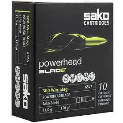 Boite de munition Sako 300WM Powerhead Blade 11g 170gr x10