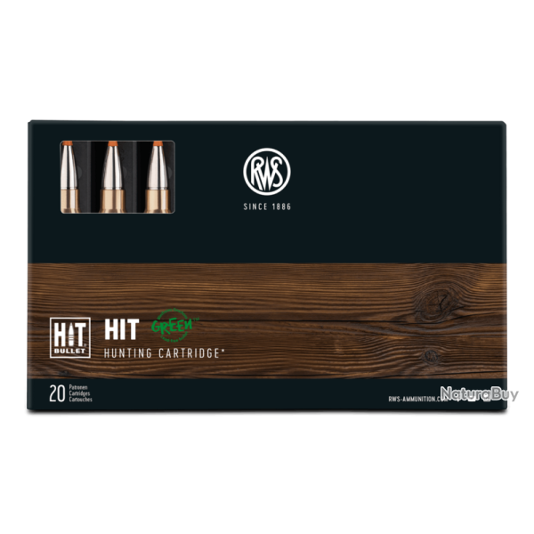 Boite de munition RWS 300WM HIT 10.7G 165G