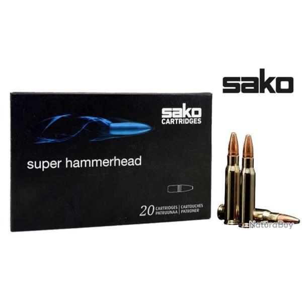 Boite de munition Sako Super hammerhead 30/06 11.7g 180gr x20