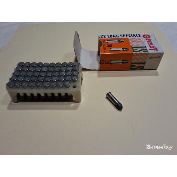 Boite Cartouches 22lr collectionneur Gevelot ".22 Long Speciale" charge r�duite