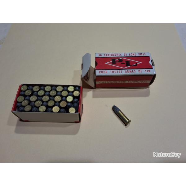 Boite Cartouches 22lr collectionneur "P-L" Cartoucherie Francaise