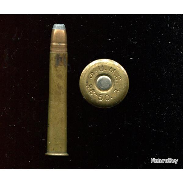 .38-50 Remington Hepburn - RARE calibre US  - marquage : U.M.C. S H .38-50 - �tui 57.2 mm