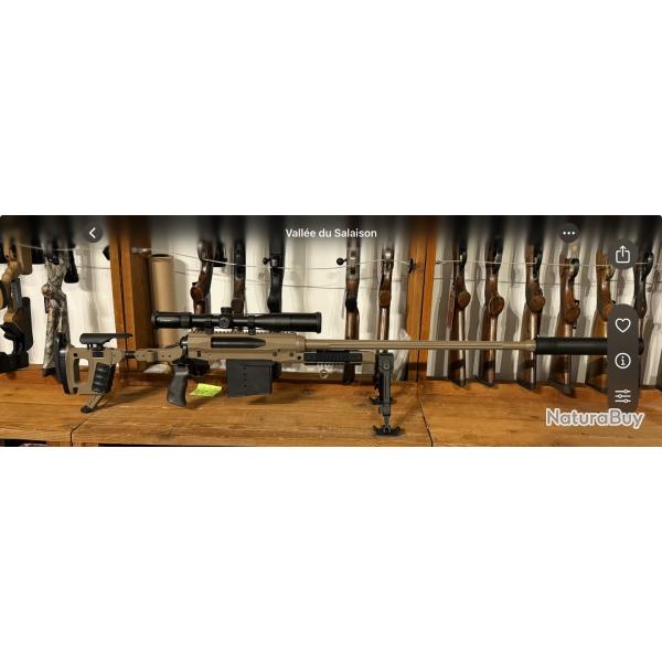 VOERE X4 - Carabine TLD modulable .338 LM, culasse � billes ambidextre + optique Vortex