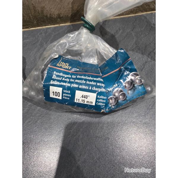 100 Munitions poudres noir en 44