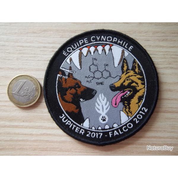 �cusson obsol�te !!. �quipe cynophile gendarmerie insigne tissu