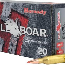 Balles Hornady Full Boar 243 Win 80 gr