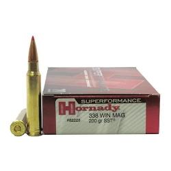 Balles Hornady Superformance SST 338 Win Mag 200 gr