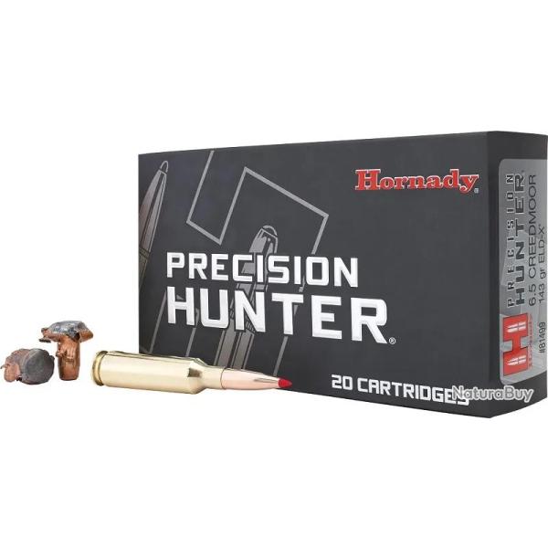 Balles Hornady Precision Hunter 6,5 Cdm 143 gr