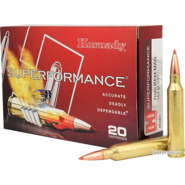 Balles Hornady Superformance SST 7 RM 154 gr