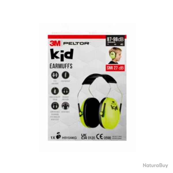Casque de protection 3M Peltor KID earmuffs
