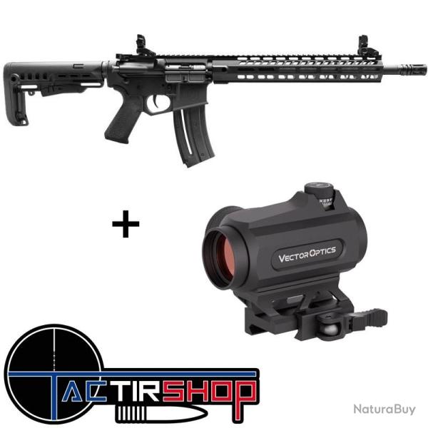 Pack Fun Tir Carabine semi-automatique HAMMERLI TAC R1 22lr + point rouge Vector Maverick II