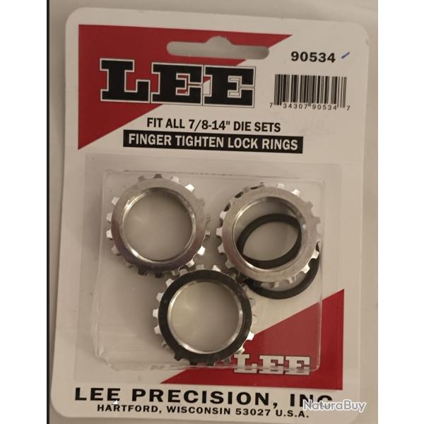 Lot de Bagues de verrouillage Lee Lock Ring 3-set Ref 90534