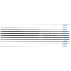 Fl&egrave;che Avalon Tyro 4.2 en carbone (nouvelles) 28" 1300 1 plume bleue 2 plumes roses