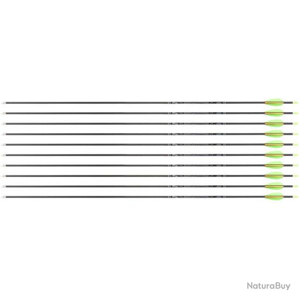 Fl�che Avalon Tyro 4.2 en carbone (nouvelles) 30" 700 1 plume blanche 2 plumes rouges