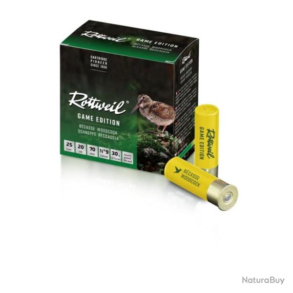 Cartouches Rottweil Game Edition Becasse N�9 - 12/67.5 / 34 g