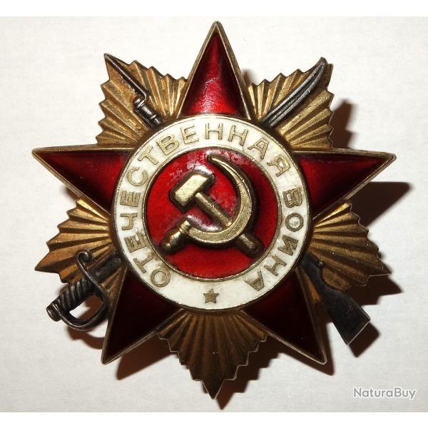 ORDRE RUSSE DE LA GRANDE GUERRE de la SECONDE GUERRE.