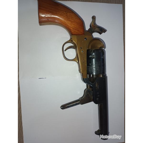 REVOLVER COLT NAVY 1851 CAL 36 POUDRE NOIR