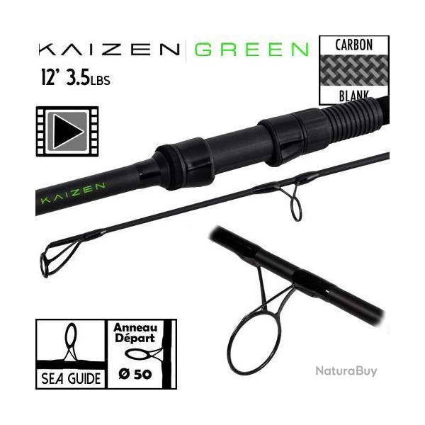 BF25 ! Pack 3 Canne Korda Kaizen Green 50mm 12' 3.5lbs (les 3) + fourreau offert