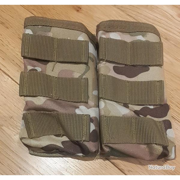 Porte chargeur double Multicam neuf