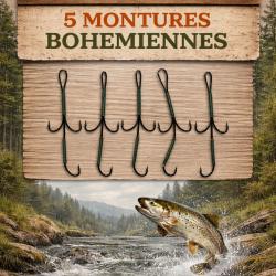 Lots de 5 montures boh&eacute;mienne dandine