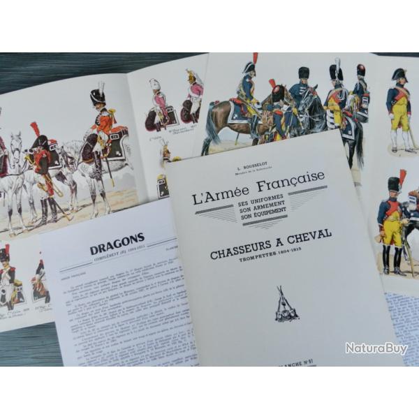 L'Arm�e Fran�aise ses uniformes, son armement, son �quipement. Planches Lucien Rousselot au d�tail