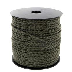 Cordeau tress&eacute; vert - Diam 4 mm - 100 m