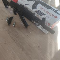 + 2 capsules co2 + 1 distributeur+ notice  RELOAD CARABINE AK1 CO2 FULL AUTO BB'S 4.5 3J CROSMAN
