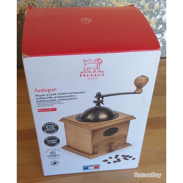 Moulin  caf manuel PEUGEOT , modle  "Antique" , neuf