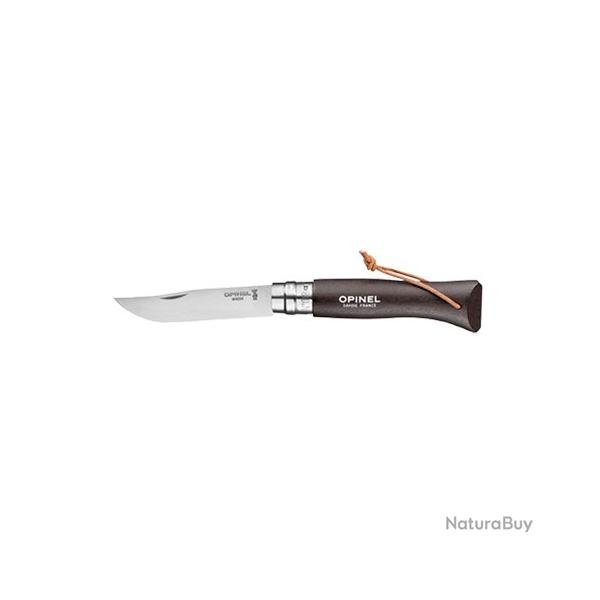 Couteau de poche Opinel Tradition Baroudeur N�08 - Noir brun