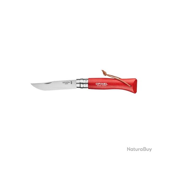 Couteau de poche Opinel Tradition Baroudeur N�08 - Rouge